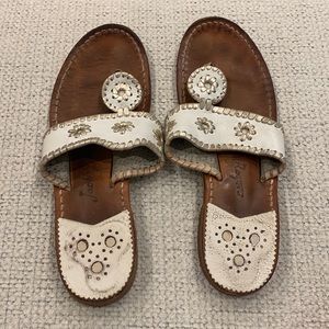 Jack Rogers White Sandals Size 8
